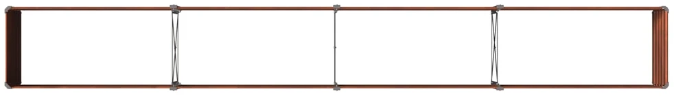 Pakelta sodo lova Rūdijanti 320 x 40 x 55 cm kartonas