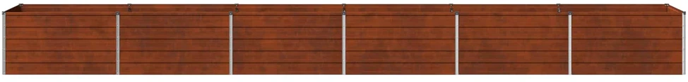 Pakelta sodo lova Rūdijanti 600 x 80 x 55 cm kartonas