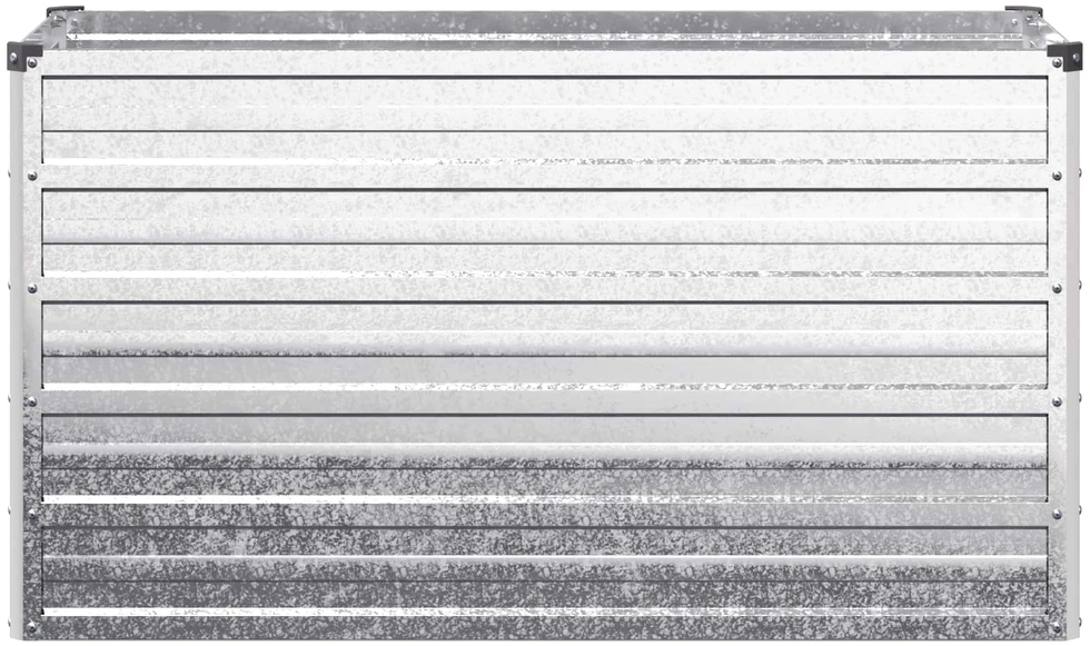 Pakelta sodo lova Sidabrinė 100 x 40 x 55 cm cinkuotas