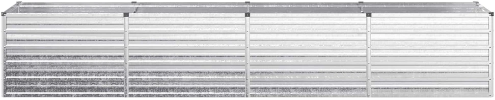 Pakelta sodo lova Sidabrinė 320 x 80 x 55 cm cinkuotas