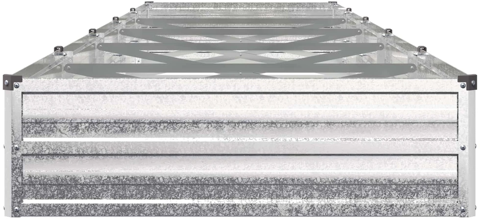 Pakelta sodo lova Sidabrinė 400 x 80 x 24 cm cinkuotas
