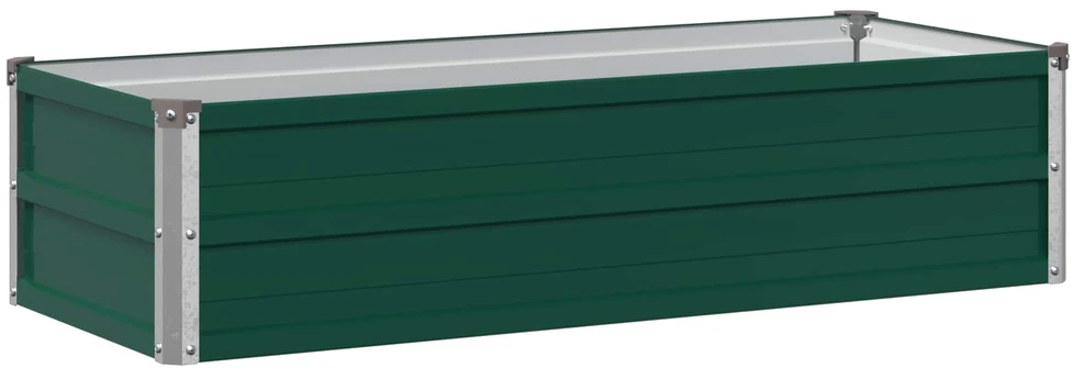 Pakelta sodo lova Žalia 100 x 40 x 24 cm