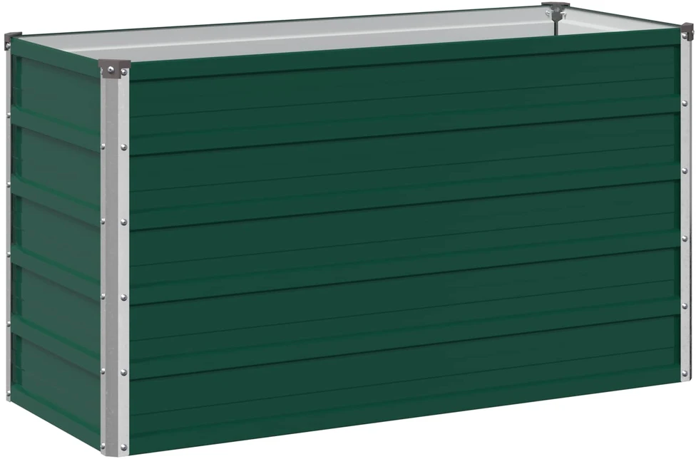 Pakelta sodo lova Žalia 100 x 40 x 55 cm