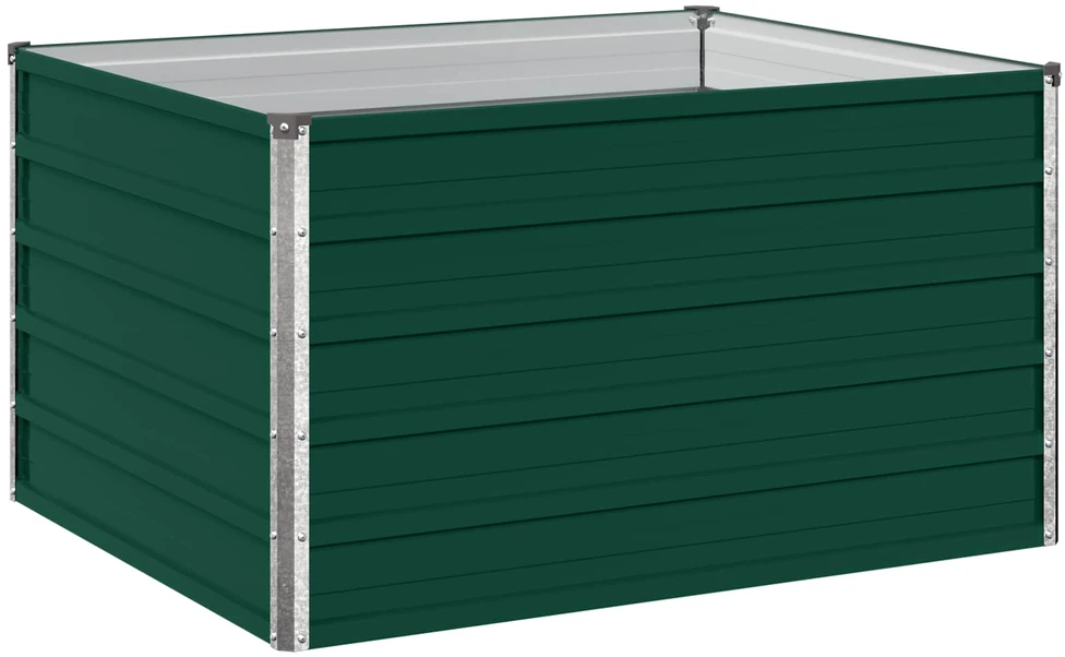 Pakelta sodo lova Žalia 100 x 80 x 55 cm Galvanizuotas plienas
