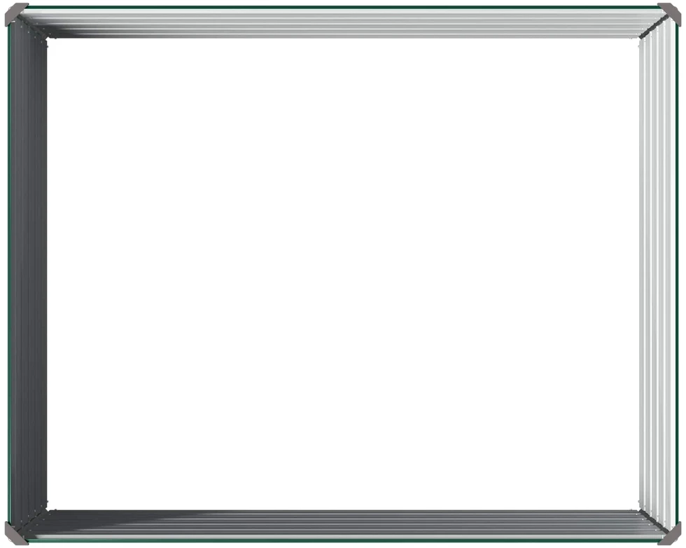 Pakelta sodo lova Žalia 100 x 80 x 55 cm Galvanizuotas plienas