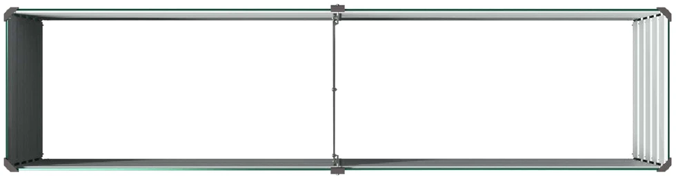 Pakelta sodo lova Žalia 160 x 40 x 55 cm