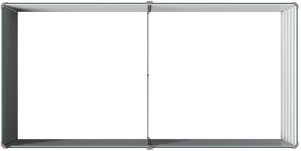 Pakelta sodo lova Žalia 160 x 80 x 55 cm