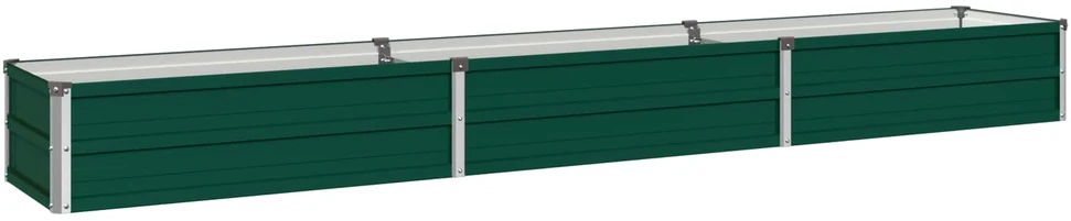 Pakelta sodo lova Žalia 240 x 40 x 24 cm
