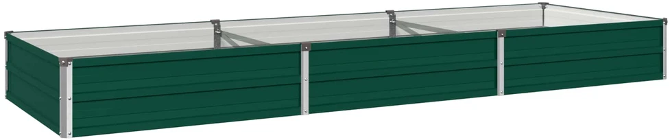 Pakelta sodo lova Žalia 240 x 80 x 24 cm