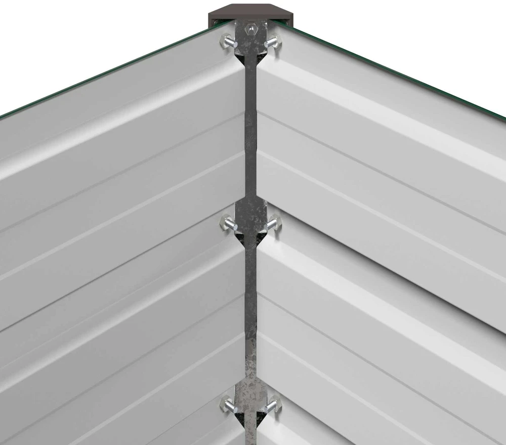 Pakelta sodo lova Žalia 320 x 80 x 24 cm