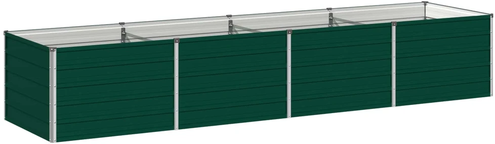 Pakelta sodo lova Žalia 320 x 80 x 55 cm
