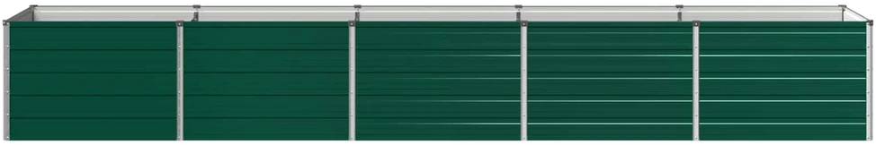 Pakelta sodo lova Žalia 400 x 80 x 55 cm Galvanizuotas plienas