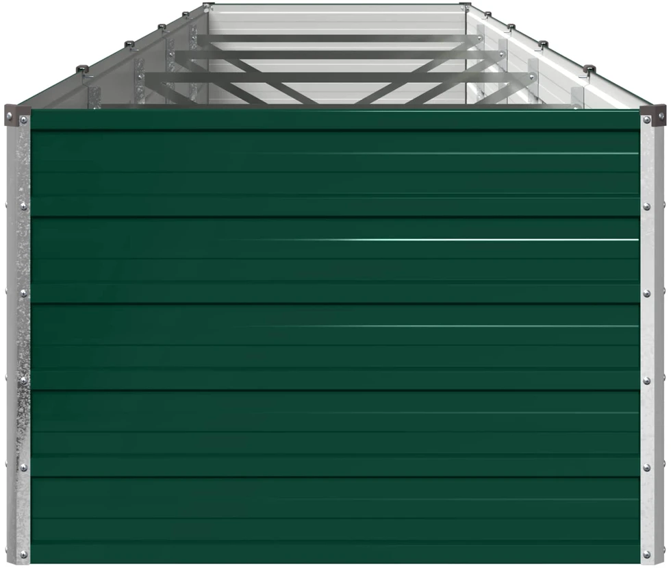 Pakelta sodo lova Žalia 400 x 80 x 55 cm Galvanizuotas plienas