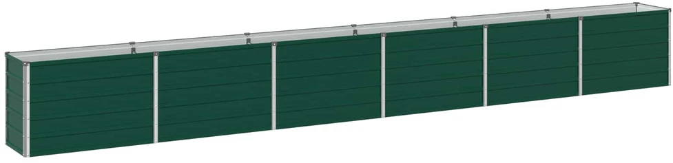Pakelta sodo lova Žalia 480 x 40 x 55 cm Galvanizuotas plienas
