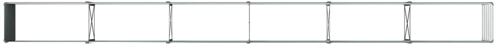 Pakelta sodo lova Žalia 480 x 40 x 55 cm Galvanizuotas plienas