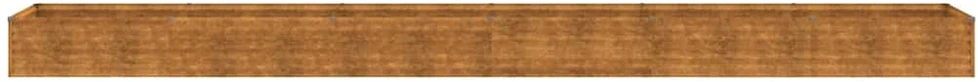Aukštas sodo lovelis, 580x50x36cm, Corten plienas