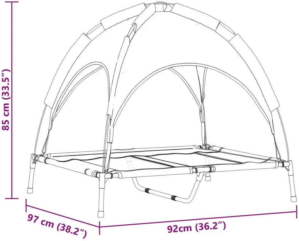 Šuo Lova Ruda 92 x 77 x 82,5 cm Plienas