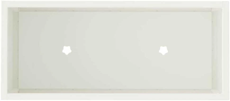 Pakeltas Sodo Vazonas Balta 60 x 26 x 48 cm Plienas