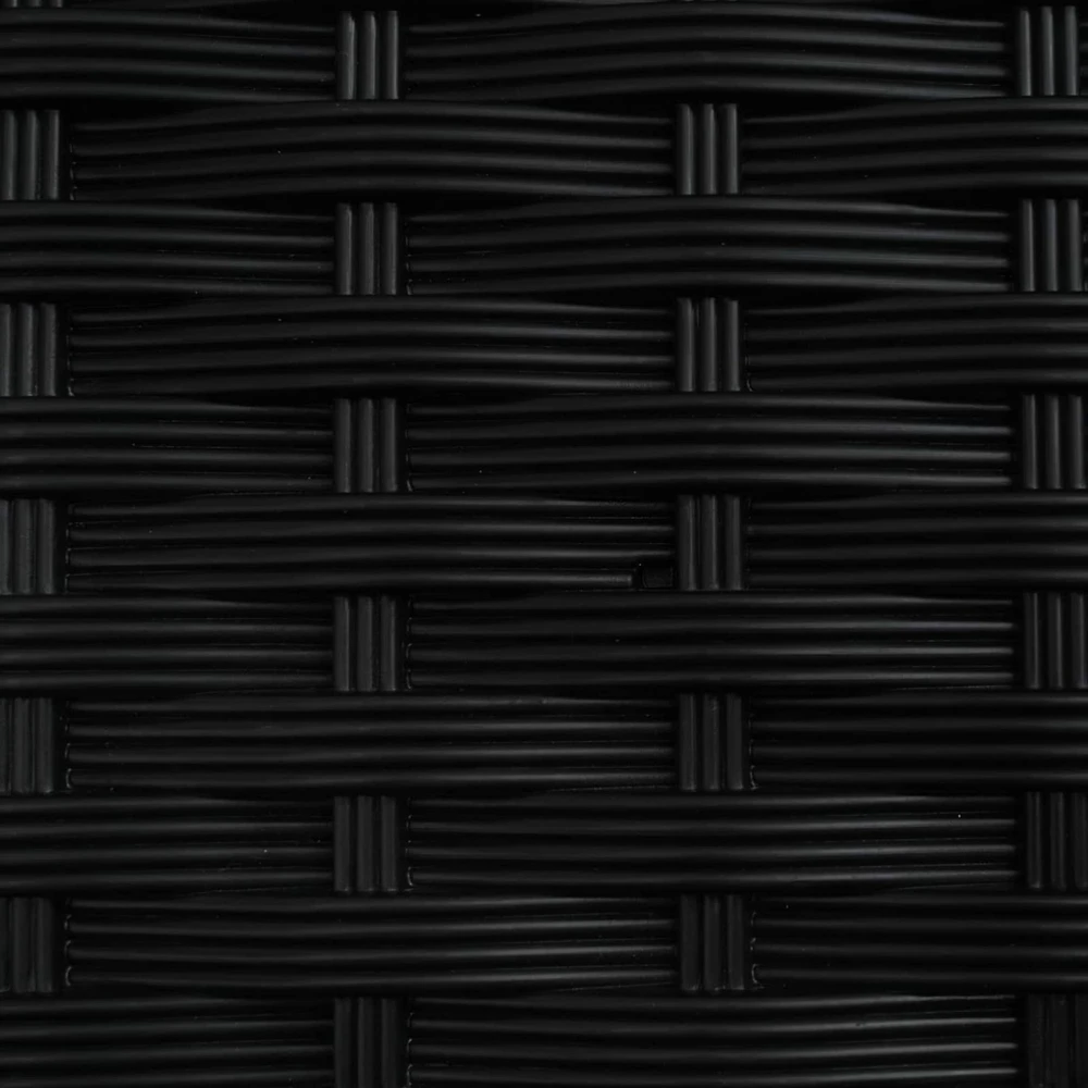 Pakeltas lovas su trelėmis ir stogu Juoda 202,5 x 40 x 127 cm