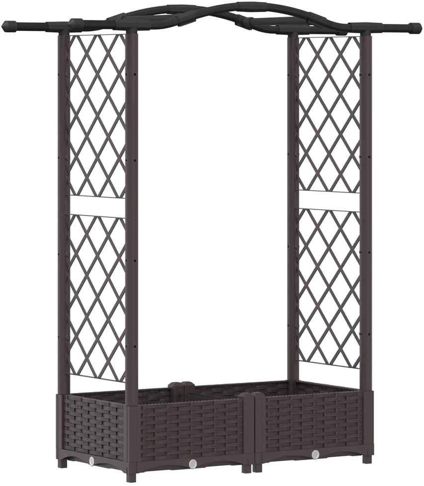 Pakeltas lovas su trelėmis ir stogu Ruda 124 x 40 x 123 cm PP