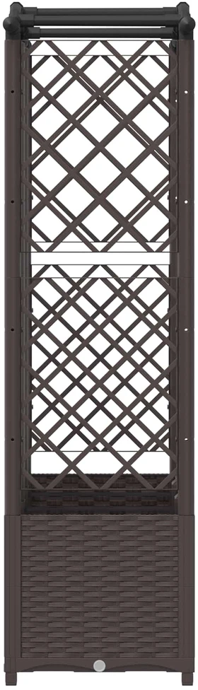 Pakeltas lovas su trelėmis ir stogu Ruda 163 x 40 x 138 cm PP