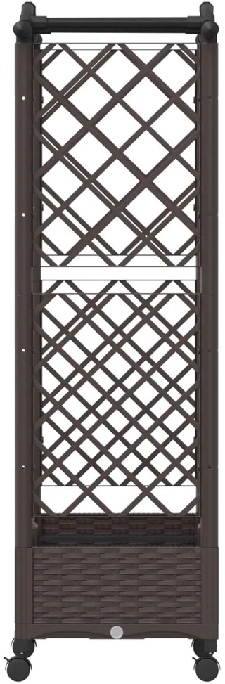 Pakeltas lovas su trelėmis ir stogu Ruda 124 x 40 x 129 cm PP