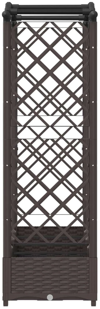 Pakeltas lovas su trelėmis ir stogu Ruda 207 x 40 x 123 cm PP