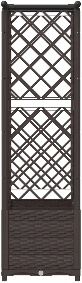 Pakeltas lovas su trelėmis ir stogu Ruda 124,5 x 40 x 136 cm PP