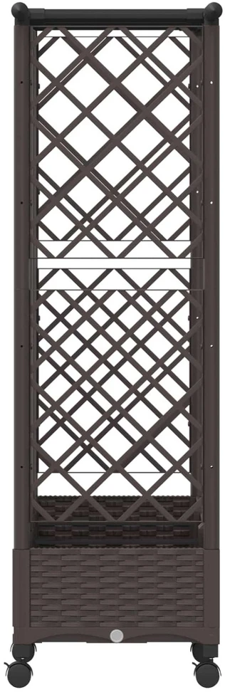 Pakeltas lovas su trelėmis ir stogu Ruda 164 x 40 x 127 cm PP