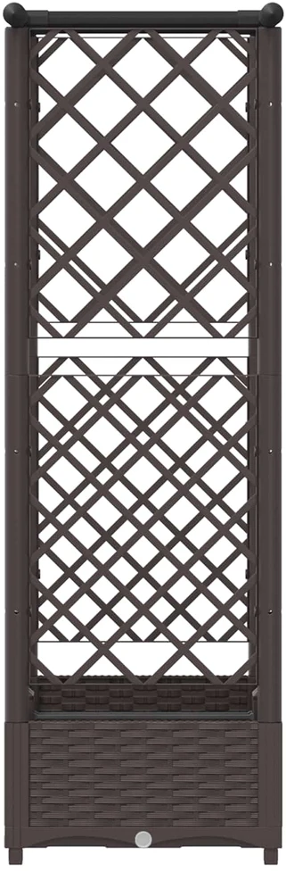 Pakeltas lovas su trelėmis ir stogu Ruda 122,5 x 40 x 121 cm PP