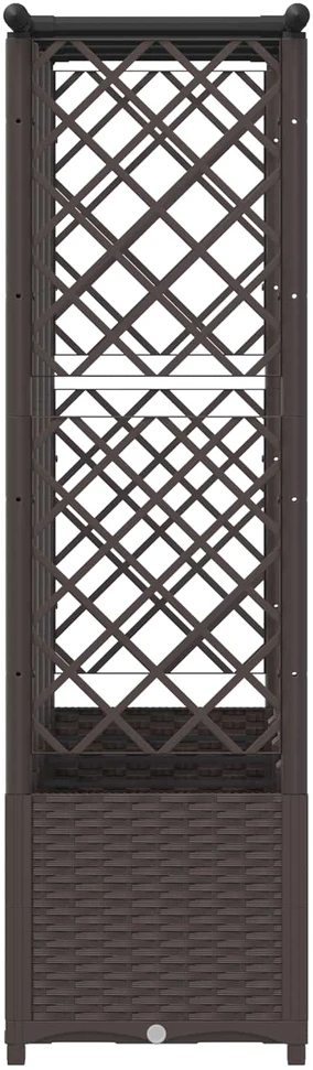 Pakeltas lovas su trelėmis ir stogu Ruda 202 x 40 x 136 cm PP