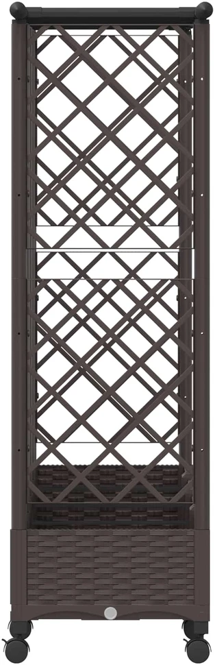 Pakeltas lovas su trelėmis ir stogu Ruda 202,5 x 40 x 127 cm PP