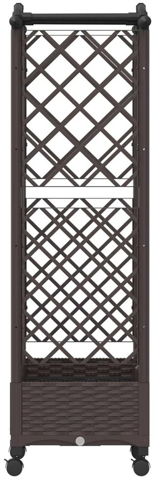Pakeltas lovas su trelėmis ir stogu Ruda 124 x 40 x 129 cm PP