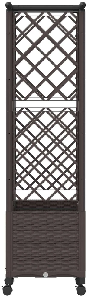 Pakeltas lovas su trelėmis ir stogu Ruda 124 x 40 x 142 cm PP