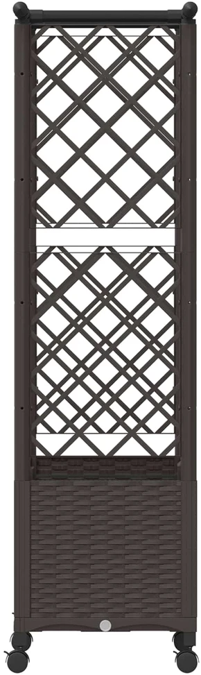 Pakeltas lovas su trelėmis ir stogu Ruda 124,5 x 40 x 142 cm PP