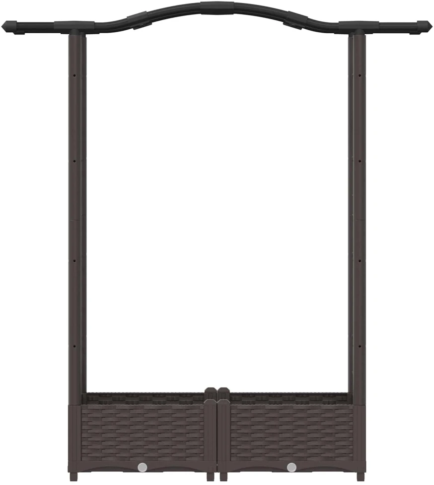 Pakeltas lovas su trelėmis ir stogu Ruda 124 x 40 x 123 cm PP