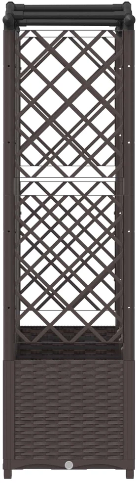 Pakeltas lovas su trelėmis ir stogu Ruda 204 x 40 x 138 cm PP