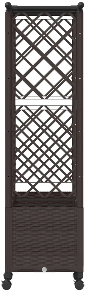 Pakeltas lovas su trelėmis ir stogu Ruda 162,5 x 40 x 142 cm PP