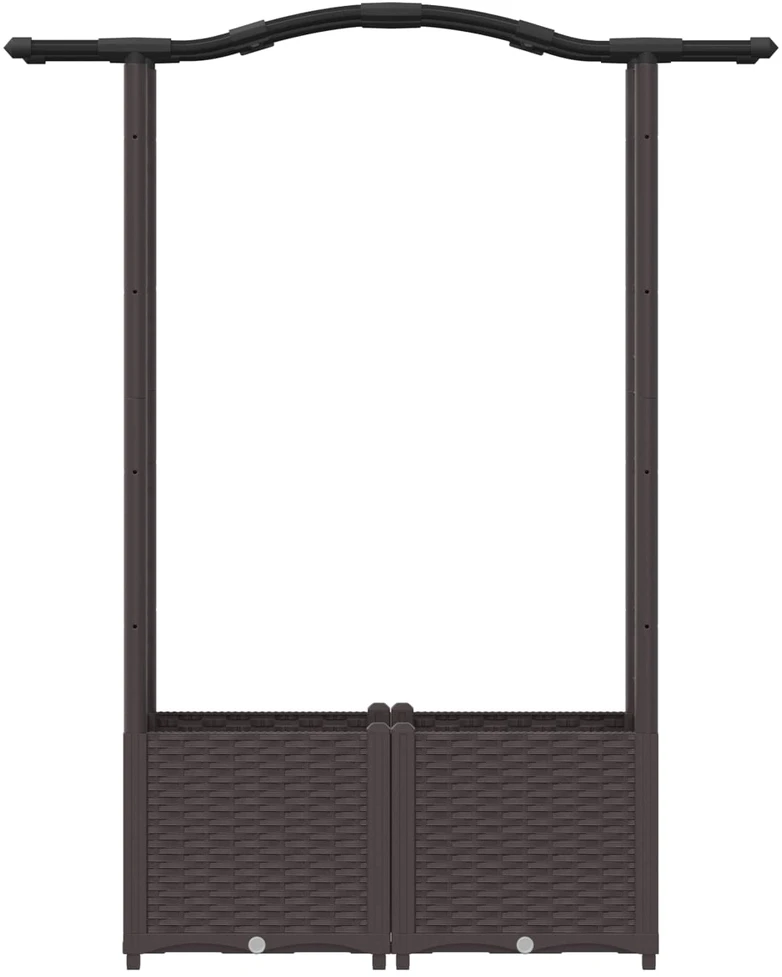 Pakeltas lovas su trelėmis ir stogu Ruda 125 x 40 x 138 cm PP