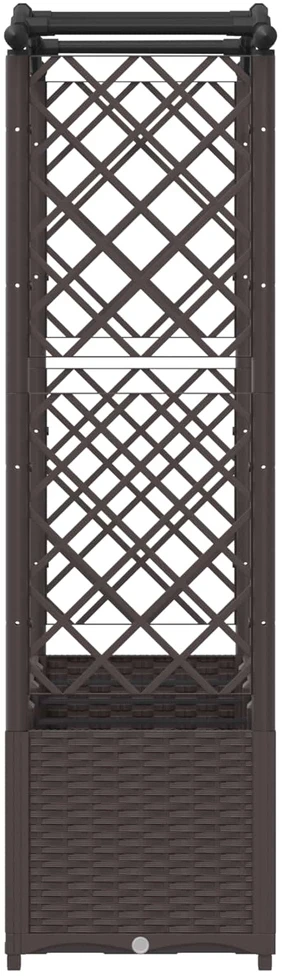 Pakeltas lovas su trelėmis ir stogu Ruda 204 x 40 x 138 cm PP