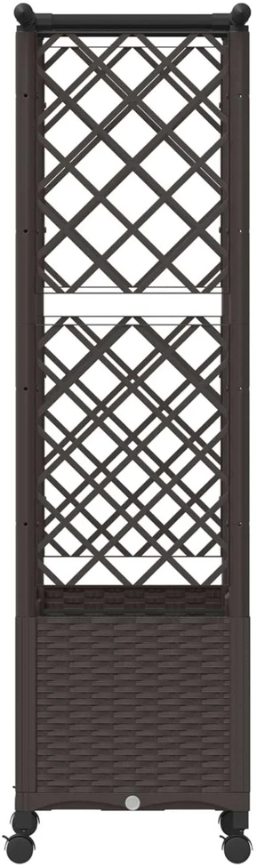 Pakeltas lovas su trelėmis ir stogu Ruda 124,5 x 40 x 142 cm PP