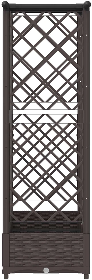 Pakeltas lovas su trelėmis ir stogu Ruda 164 x 40 x 121 cm PP