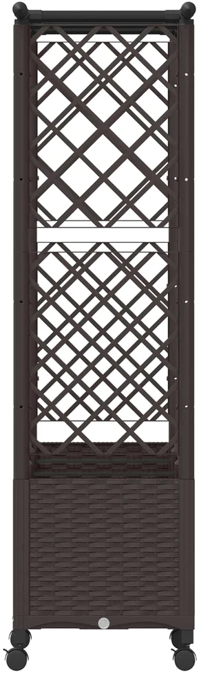 Pakeltas lovas su trelėmis ir stogu Ruda 162,5 x 40 x 142 cm PP