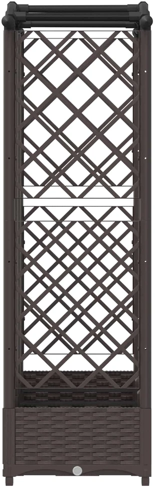 Pakeltas lovas su trelėmis ir stogu Ruda 163 x 40 x 123 cm PP