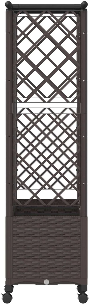 Pakeltas lovas su trelėmis ir stogu Ruda 163,5 x 40 x 142 cm PP
