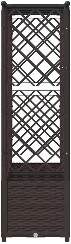 Pakeltas lovas su trelėmis ir stogu Ruda 203 x 40 x 136 cm PP