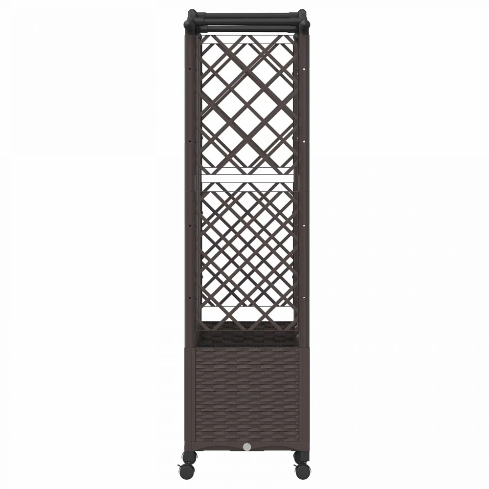 Pakeltas lovas su trelėmis ir stogu Ruda 163 x 40 x 144 cm PP
