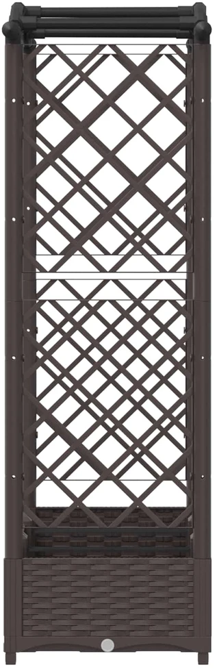 Pakeltas lovas su trelėmis ir stogu Ruda 169 x 40 x 123 cm PP