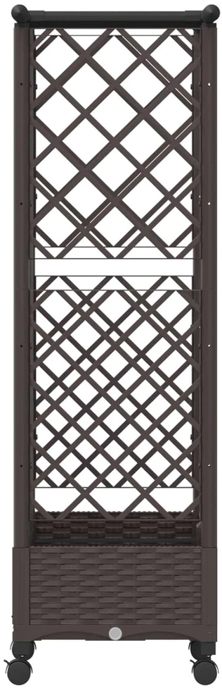Pakeltas lovas su trelėmis ir stogu Ruda 124 x 40 x 127 cm PP