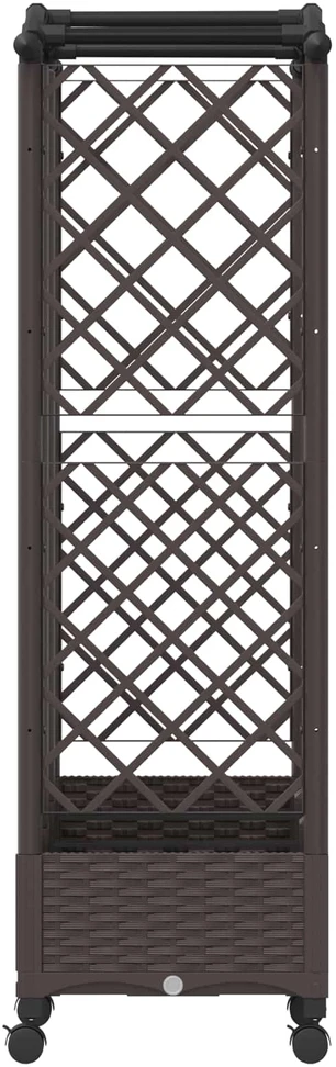 Pakeltas lovas su trelėmis ir stogu Ruda 163 x 40 x 129 cm PP